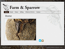 Tablet Screenshot of farmandsparrow.com